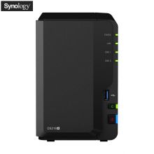 群晖(Synology)DS218+ 2盘位NAS网络存储服务器(无内置硬盘)不规则体SATA接端口支持NAS盘红盘金盘