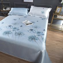 冰丝凉席可折叠可水洗床单式凉席1.8m床宿舍软席子三件套夏季1.5m